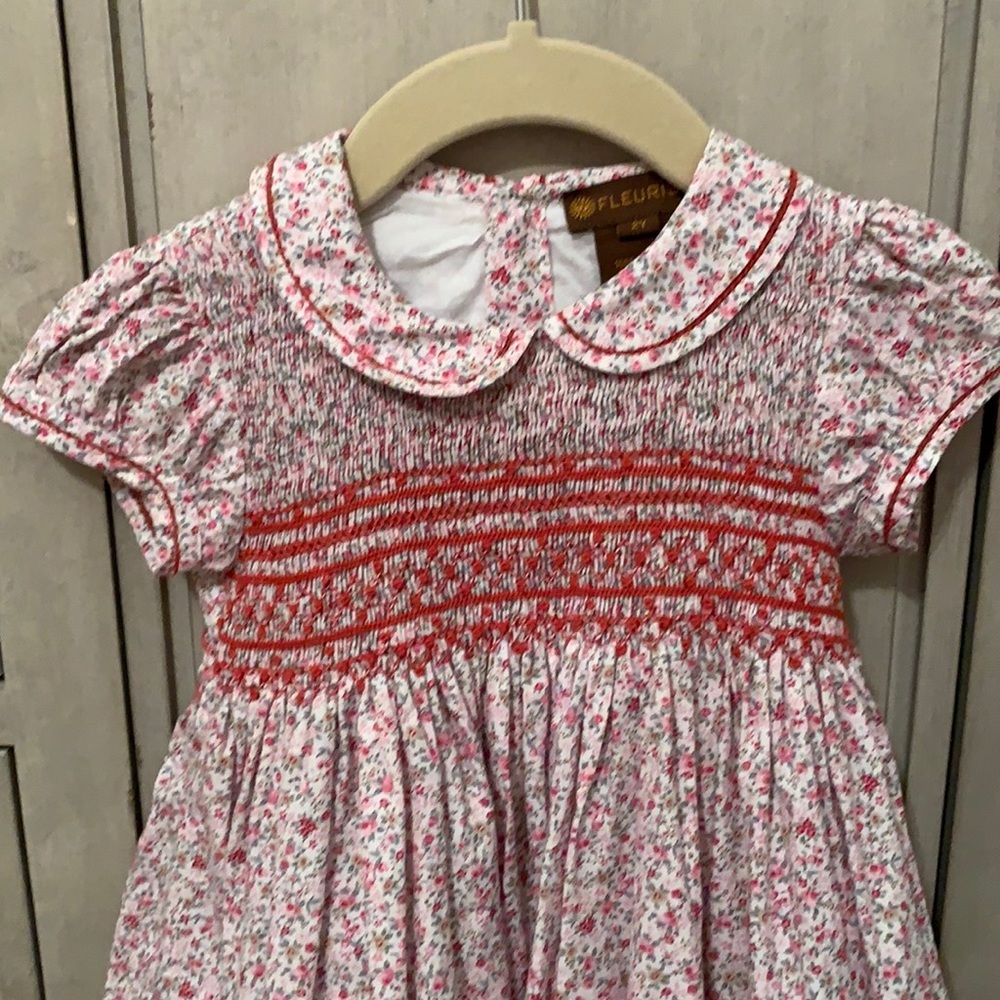 Beautiful smocked Fleurisse Dress